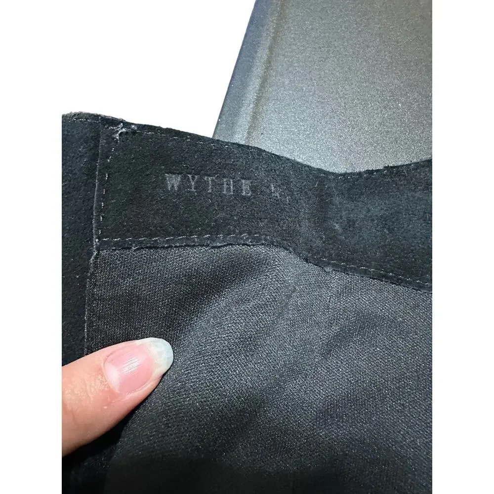 Wythe NY ray black suede knee high‎ boots size 38